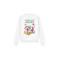 Miniatyrbild 1 av 4: Disney Unisex Vuxen Mickey & Minnie Mouse Krans Jul Tröja White XL