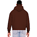 Miniatyrbild 2 av 3: Casual Classics Mens Boxy Ringspun Cotton Oversized Hoodie M Ch Chocolate M
