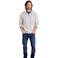 Miniatyrbild 3 av 3: Weird Fish Herr Cruiser Macaroni Kvarts Zip Pullover XXL Ecru Ecru XXL