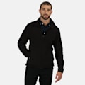 Miniatyrbild 3 av 5: Regatta Professional Herr Enfärgad Micro Fleece Jacka med Full Dragkedja (L Black S