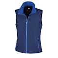 Miniatyrbild 1 av 2: Result Core Dam/Damer Tryckbar Softshell Väst 2XL Marinblå Navy / Royal 2XL