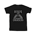 Miniatyrbild 1 av 3: Game Of Thrones: House Of The Dragon T-shirt för män med text om tronen 4 Black 4XL