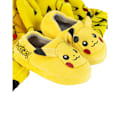 Miniatyrbild 4 av 6: Pokemon Barn/Barn Pikachu 3D Tofflor 11 UK Barn Gul/Heather Grå/Svart. Yellow/Heather Grey/Black 11 UK Child