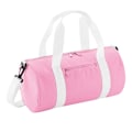 Miniatyrbild 1 av 2: Bagbase Mini Barrel Axelväska One Size Classic Rosa/Vit Classic Pink/White One Size