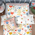 Miniatyrbild 2 av 4: Little Furn Little Nature Blommig Täcke Set Toddler Multi Multicoloured Toddler