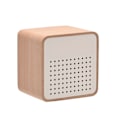 Miniatyrbild 2 av 4: Interval Träväckarklocka med Bluetooth-högtalare - Vit One Colour One Size