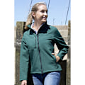 Miniatyrbild 2 av 2: Result Dam Softshell Premium 3-lagers Prestandajacka (Vattentät, Vindtät & Andningsbar) Bottle Green S