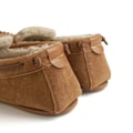 Miniatyrbild 3 av 3: Eastern Counties Leather Herr Owen Berber Mocka-tofflor 8 UK Chestnut 8 UK