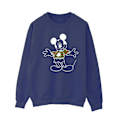 Miniatyrbild 1 av 3: Disney Dam/Kvinnor Mickey Mouse Jultröja Sweatshirt S Marinblå Navy Blue S