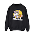 Miniatyrbild 1 av 3: Tom And Jerry Dam/Damer Skiss Logotyp Sweatshirt M Svart Black M
