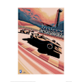 Miniatyrbild 1 av 2: Zoom Indycar Challenge 2020 Formel 1 Poster 40cm x 30cm Rosa/G Pink/Grey/White 40cm x 30cm