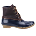 Miniatyrbild 3 av 5: Sperry Dam/Dam Saltwater Duck Väder Läder Stövlar 6 UK Tan/Navy 6 UK