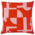 Miniatyrbild 1 av 2: Furn Manhattan Abstrakt Kuddfodral One Size Röd/Rosa Red/Pink One Size