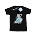 Miniatyrbild 1 av 3: Disney Herr Frozen Elsa Och Olaf Vinter Magi T-Shirt 4XL Svart Black 4XL