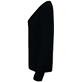 Miniatyrbild 4 av 5: Henbury Dam/Damer 12 Gauge Fint Stickat V-Ringad Tröja / Sweatshirt Black 2XL