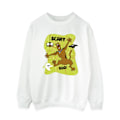 Miniatyrbild 1 av 2: Scooby Doo Dam/Kvinnor Läskigt Bu! Sweatshirt 5XL Vit White 5XL