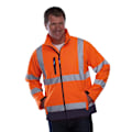 Miniatyrbild 2 av 2: Yoko Hi-Vis Softshelljacka för män 4XL Hi Vis Orange/Navy Hi Vis Orange/Navy 4XL
