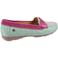Miniatyrbild 2 av 4: Hush Puppies Dam/Dam Margot Mocka Loafers 5 UK Grön/Rosa Green/Pink/Grey 5 UK