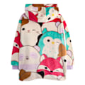 Miniatyrbild 2 av 2: Squishmallows Tjejer Karaktärer Pläd Hoodie Storlek One Multicol Multicoloured One Size