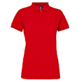 Miniatyrbild 1 av 2: Asquith & Fox Dam/Dam Short Sleeve Performance Blend Polo Cherry Red L