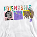 Miniatyrbild 4 av 5: IF Herr Imagine This Squares Hoodie L Vit White L