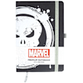 Miniatyrbild 1 av 2: The Punisher Premium A5 Notebook One Size Svart/Vit/Röd Black/White/Red One Size