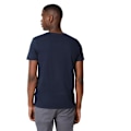 Miniatyrbild 2 av 3: Burton herr enfärgad t-shirt med rund hals, storlek L, marinblå Navy L