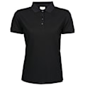 Miniatyrbild 1 av 2: Tee Jays Dam/Kvinna Heavy Kortärmad Poloskjorta XL Svart Black XL