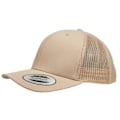 Miniatyrbild 2 av 2: Yupoong Flexfit Retro Snapback Trucker Cap (2-pack) One Size Khaki/Khaki One Size