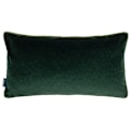 Miniatyrbild 1 av 3: Paoletti Torto Sammetskuddeöverdrag Rektangulär 30cm x 60cm Smaragd Emerald/Moss 30cm x 60cm