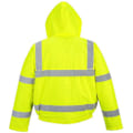 Miniatyrbild 2 av 3: Portwest Unisex Hi-Vis Bomberjacka (S463) / Arbetskläder / Säkerhet Yellow M