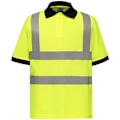 Miniatyrbild 2 av 5: Yoko Hi-Vis kortärmad poloskjorta / Herrarbetskläder S Hi-Vis Ye Hi-Vis Yellow S