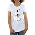 Miniatyrbild 1 av 6: 101 Dalmatiner Flickor Stol Bomull T-shirt 9-11 År Vit White 9-11 Years