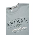 Miniatyrbild 3 av 3: Animal Mens Jacob Graphic Print Organic T-Shirt XS Pale Blue Pale Blue XS