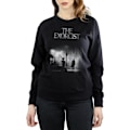 Miniatyrbild 3 av 6: The Exorcist Damkläder/Dam Mono Distressed Poster Sweatshirt L Black L