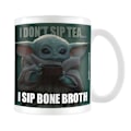 Miniatyrbild 1 av 2: Star Wars: The Mandalorian Bone Broth Grogu Mugg 12cm x 10.5cm x Green/White 12cm x 10.5cm x 8.7cm