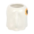 Miniatyrbild 3 av 3: Something Different Groovy Ghost 500ml Mugg One Size Vit/Gul White/Yellow/Black One Size