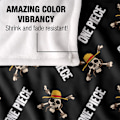 Miniatyrbild 4 av 6: One Piece Jolly Roger Filt med Upprepat Tryck One Size Flerfärgad Multicoloured One Size