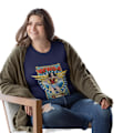 Miniatyrbild 3 av 4: Wonder Woman Unisex Vuxen 84 T-Shirt L Marinblå Navy L
