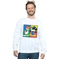 Miniatyrbild 2 av 3: Disney Herr Mickey Mouse Donald Kläder Byt Sweatshirt 4XL Vit White 4XL