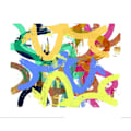 Miniatyrbild 2 av 2: Cartissi New Shuffling I Print 40cm x 30cm Multifärgad Multicoloured 40cm x 30cm