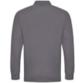 Miniatyrbild 2 av 2: PRORTX Herr Långärmad Poloskjorta 4XL Solid Grey Solid Grey 4XL