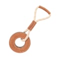 Miniatyrbild 3 av 3: Benji & Flo Tug ´N´ Play Ring Mocka Rep Hundleksak One Size Brun Brown/Beige One Size