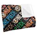 Miniatyrbild 3 av 6: One Piece Filt-logga Filt En Storlek Flerfärgad Multicoloured One Size