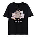 Miniatyrbild 1 av 2: Pusheen Unisex Vuxen I´m Busy Kortärmad T-Shirt XL Svart Black XL