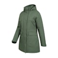 Miniatyrbild 3 av 4: Mountain Warehouse Dam/Damer Regn On Vattentät Vadderad Jacka Khaki Brown 12 UK