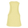Miniatyrbild 2 av 2: Bella Dam/Kvinnor Racer Back Cropped Sleeveless Tank Top M Fr French Vanilla Heather M