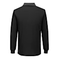 Miniatyrbild 2 av 2: Portwest Unisex Vuxen PW2 Bomull Långärmad Pikétröja 3XL Bl Black/Zoom Grey 3XL