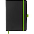 Miniatyrbild 2 av 3: Bullet Colour Edge A5 Notebook 21 x 14,2 x 1,1 cm Solid Black/L Solid Black/Lime 21 x 14.2 x 1.1 cm