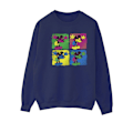 Miniatyrbild 1 av 3: Disney Womens/Ladies Mickey Mouse Pop Art Sweatshirt L Navy Blu Navy Blue L